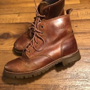 Cole Haan Woodbury Brown Ankle Boots 8 (fit 7 1/2)